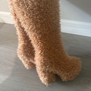 Brinkley knee high Teddy Bear Boots